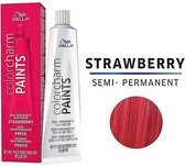 Wella Color Charm Paints - Strawberry - Coloration semi- Permanent - Wella capillaire Wella - Coloration Wella - Rose vif - Rose - Coloration Pink