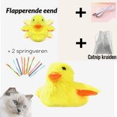 Chats Jouets Automatic Flapping Duck - jouets automatiques pour chats - jouets interactifs pour chats - speelgoed chats - jouets pour chats - avec CHARGEUR
