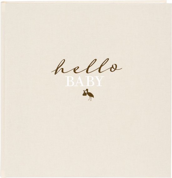 Goldbuch - Fotoalbum Hello Baby - 30x31 cm - Beige