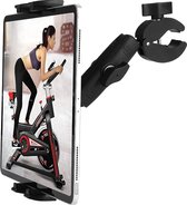 Loopband Tablet Ipad Houder Fiets Stuur Mount Klem voor Stationaire Fiets Elliptische Spin Bike Peloton-kinderwagen voor 4-13 inch apparaten, iPad Pro 12.9, Air, Mini, Galaxy Tabs, iPhone