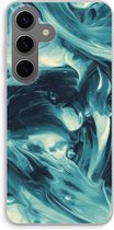 Case Company® - Hoesje geschikt voor Samsung Galaxy S24 hoesje - Dreaming About Whales - Soft Cover Telefoonhoesje - Bescherming aan alle Kanten en Schermrand