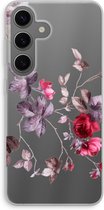 Case Company® - Hoesje geschikt voor Samsung Galaxy S24 hoesje - Mooie bloemen - Soft Cover Telefoonhoesje - Bescherming aan alle Kanten en Schermrand