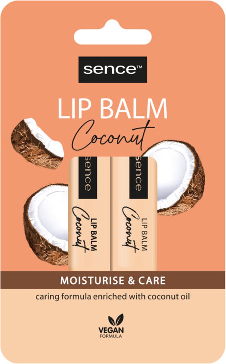 Goedkoopste 6x Sence Lippenbalsem Coconut 2 stuks