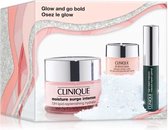 Clinique Glow And Go Bold Beauty Gift 3- Set Moisture Surge™ Intense 50 ml + All About Eyes™ 5 ml + Mascara
