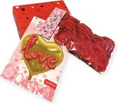 Vaderdag- voor hem - Ik hou van jou cadeautje - Rozenblaadjes- Chocola- Liefde- decoratie - vaderrdag- cadeautje voor hem - vaderdag cadeautje voor hem - cadeau - vaderdag versiering