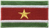 Surinaamse Vlag - Strijkpatch - Strijkapplicatie - Strijkembleem - Badge