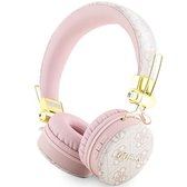 Écouteurs supra- Ear stéréo Bluetooth avec logo en Métal Guess 4G - Rose