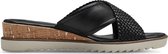 Tamaris Essentials Dames Muiltjes - BLACK - Maat 42