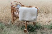 KiCo Label Blanket Tumbler 100% laine mérinos - couverture pour le berceau - merveilleusement douce - couverture pour bébé tout-petit 100X140