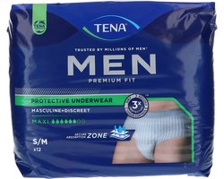 TENA Men Premium Fit Underwear Level 4 medium10 stuks . Voordeelbundel met 4 verpakkingen -