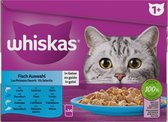 2x Whiskas 1+ Vis Selectie 24 x 85 gr