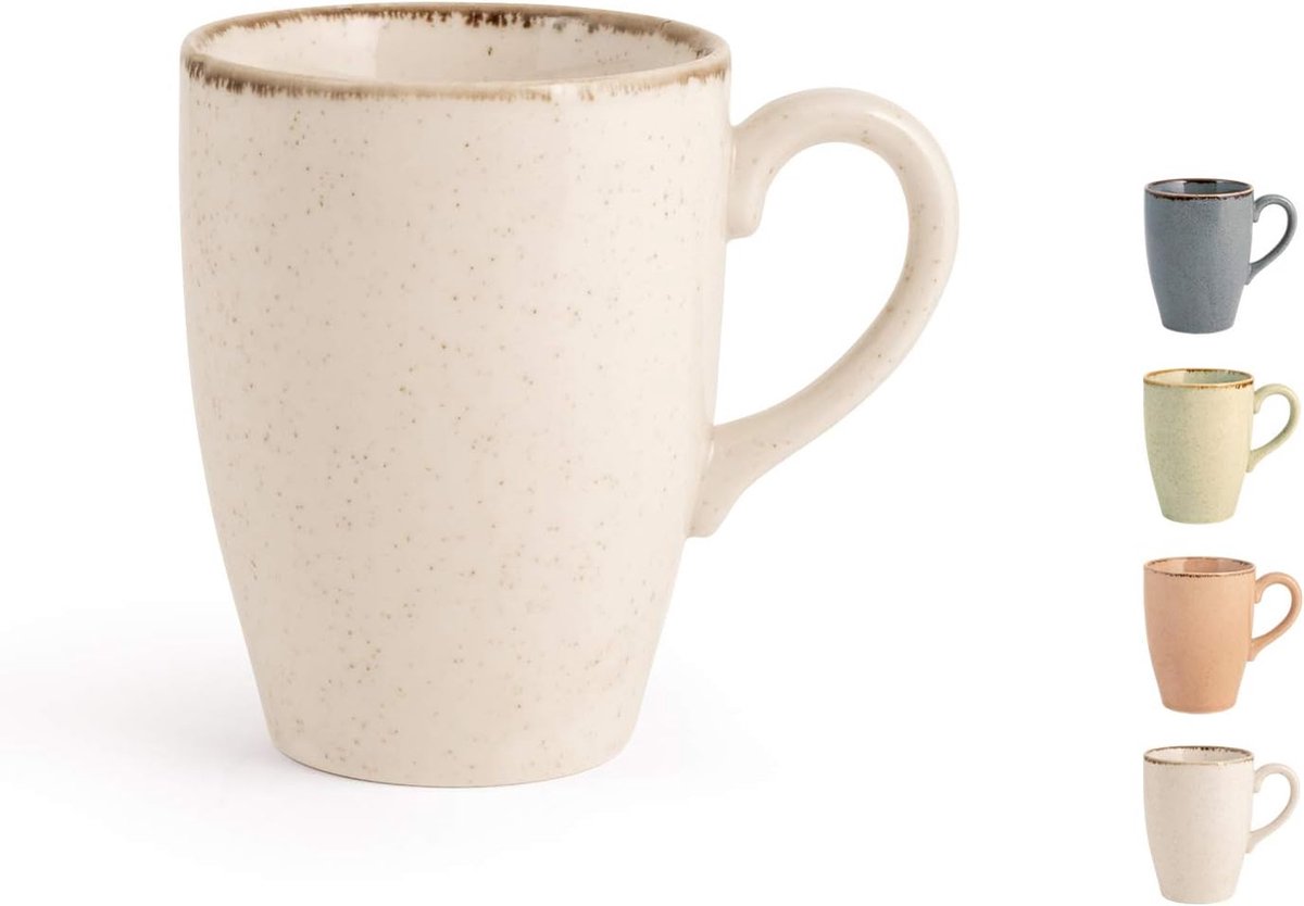 Koffiemok set/mok – Moderne keramische matte mok – Grote koffiemok