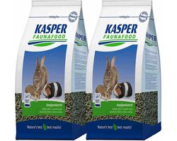Kasper Faunafood Konijnenkorrel Hobby - 2 x 4 kg - Voordeelverpakking