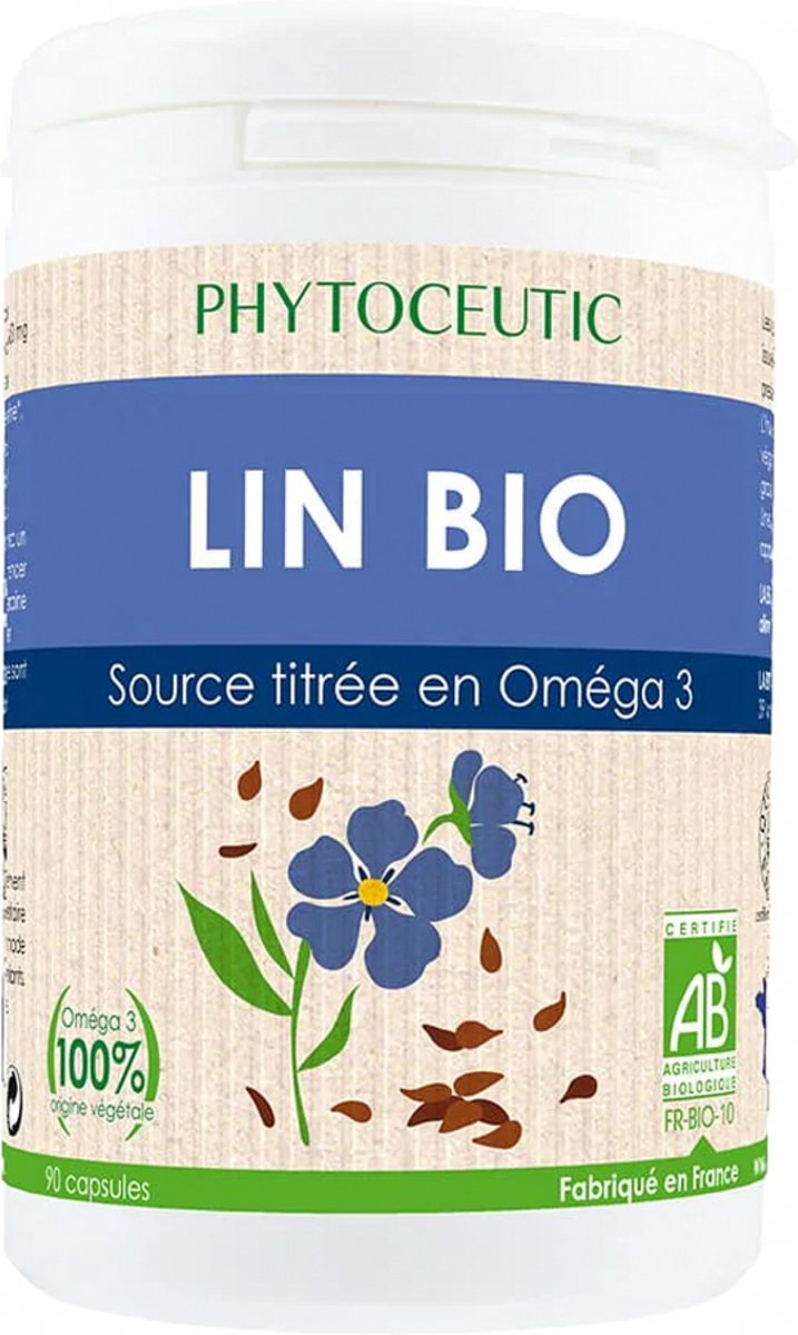 Goedkoopste Phytoceutic Biologisch Lijnzaad 90 Capsules