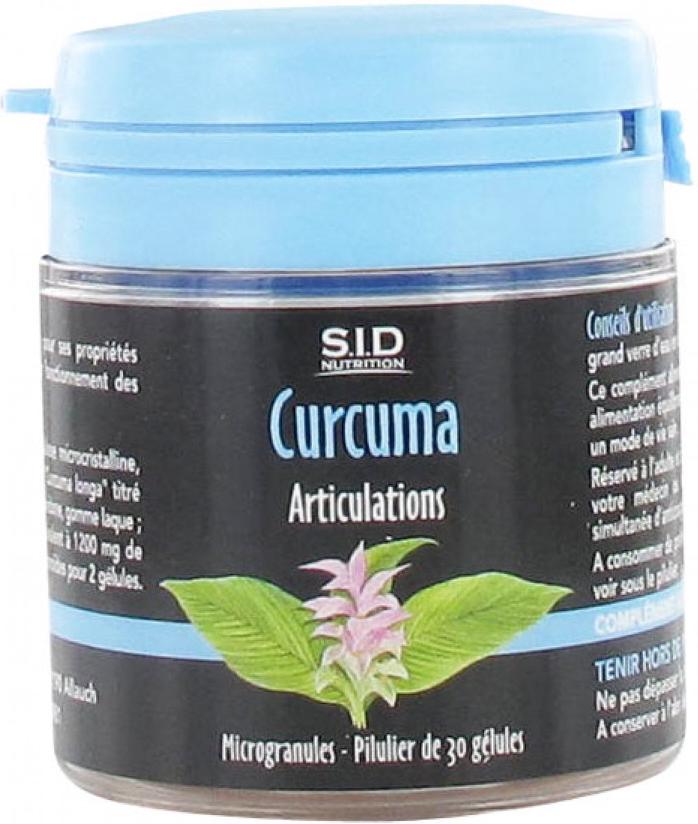 S.I.D Nutrition Articulations Kurkuma 30 Capsules