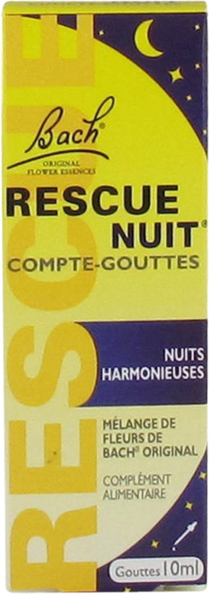 Goedkoopste Bach Rescue Remedy Night 10 ml bloemen elixer | Rescue