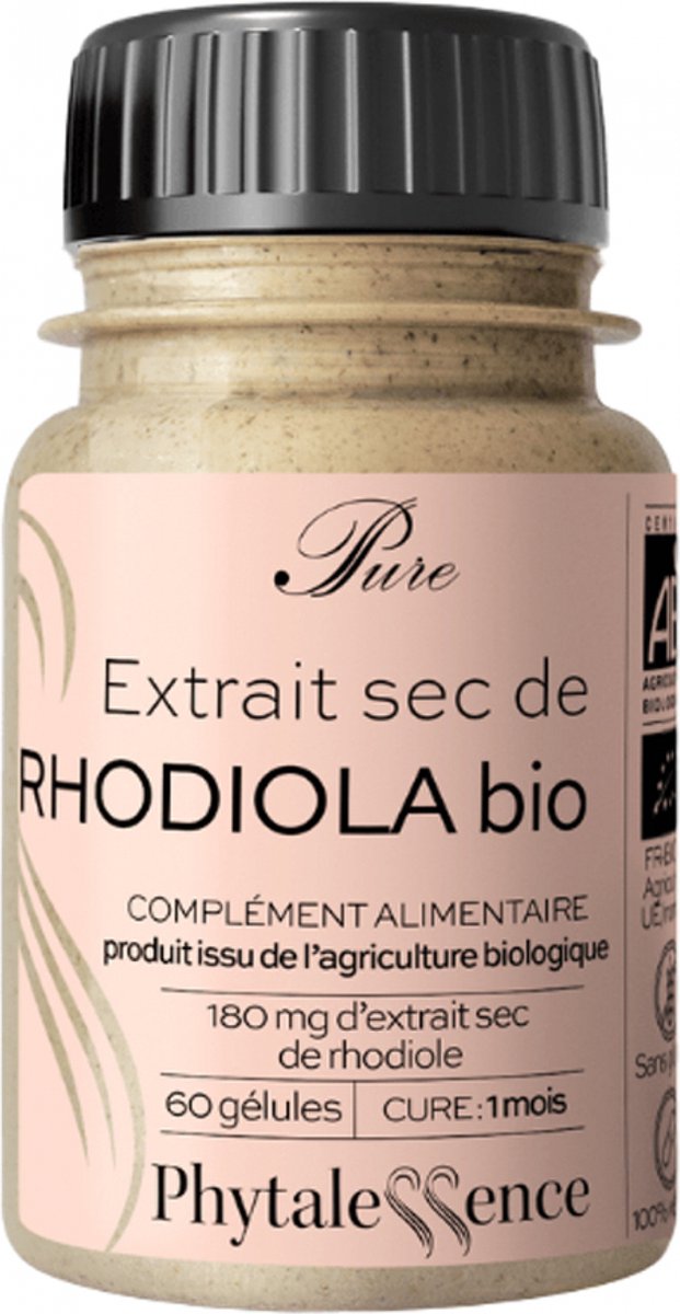 Phytalessence Pure Rhodiola Organic 60 Capsules