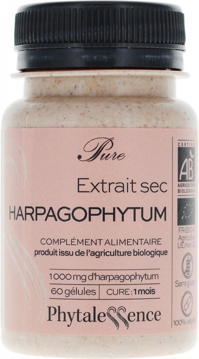 Goedkoopste Phytalessence Puur Harpagophytum Biologisch 60 Capsules