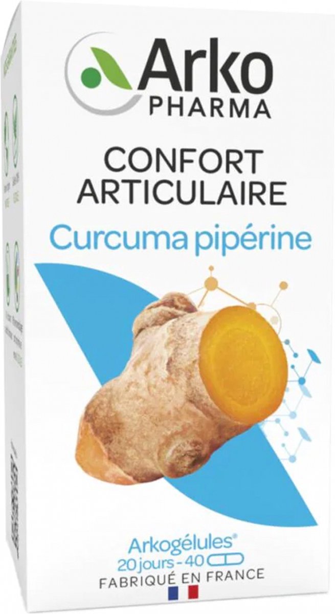 Goedkoopste Arkopharma Arkogélules Curcuma Pipérine Bio 40 Gélules