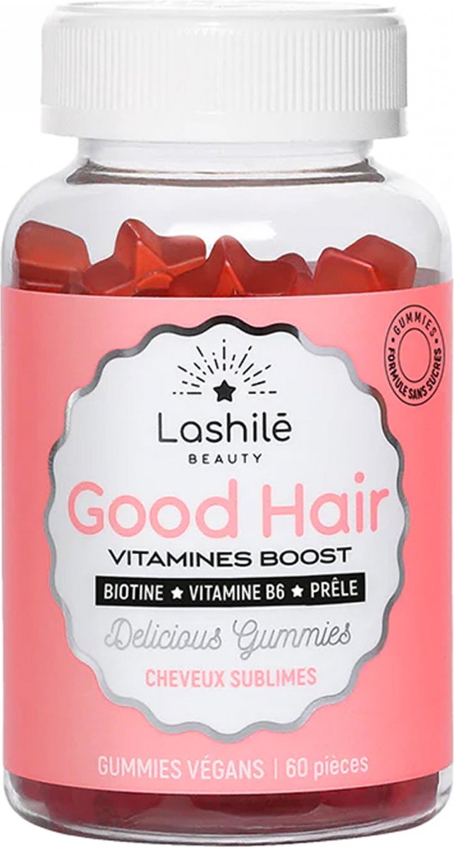 Goedkoopste Lashilé Beauty Goed Haar Vitaminen Boost Subliem Haar 60 Gummies