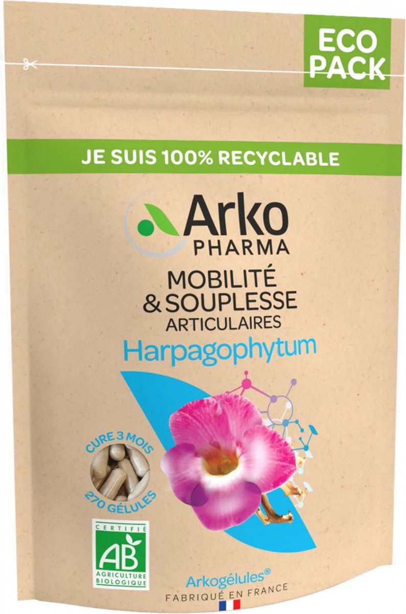 Goedkoopste Arkopharma Arkogélules Harpagophytum Bio Éco Pack 270 Gélules