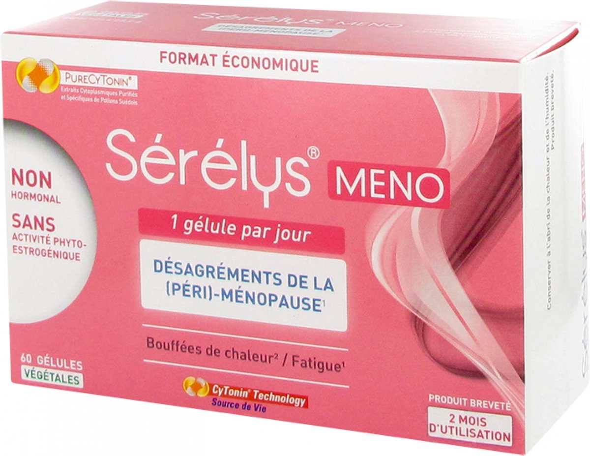Goedkoopste Sérélys Meno (Peri)-Menopauzale Stoornissen 60 Capsules