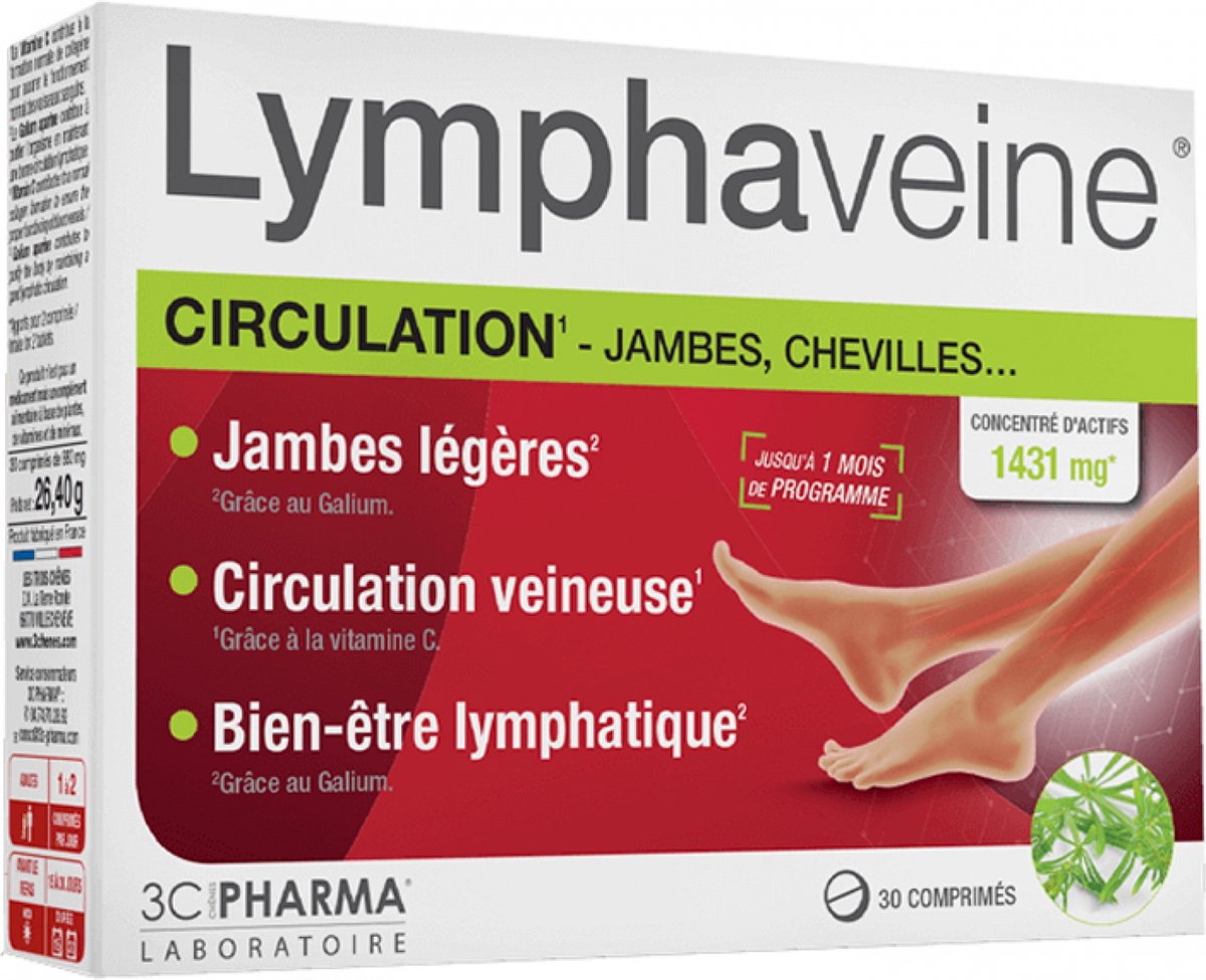Goedkoopste 3C Pharma Lymphaveine 60 Tabletten
