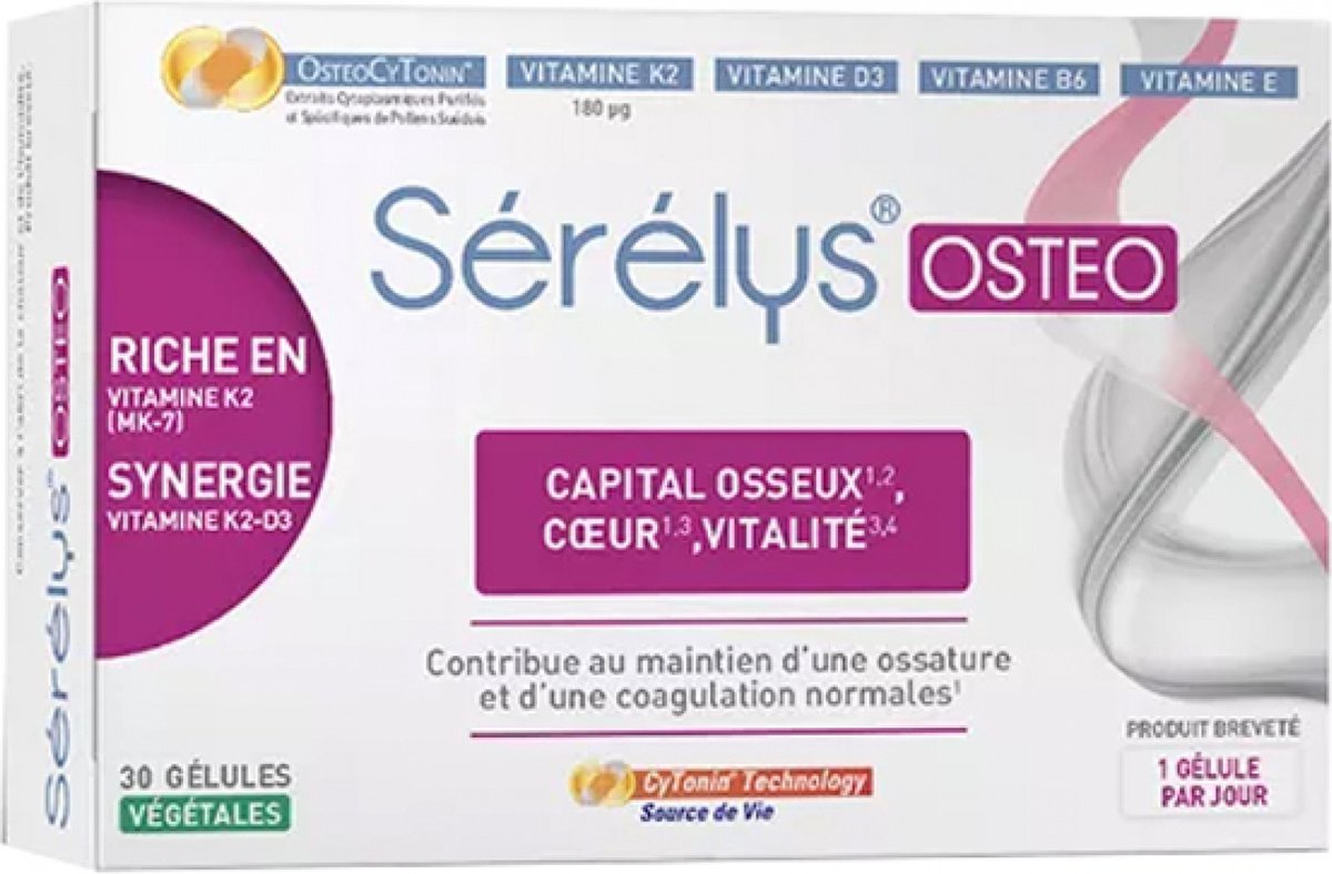 Goedkoopste Sérélys Osteo 30 Plantaardige Capsules