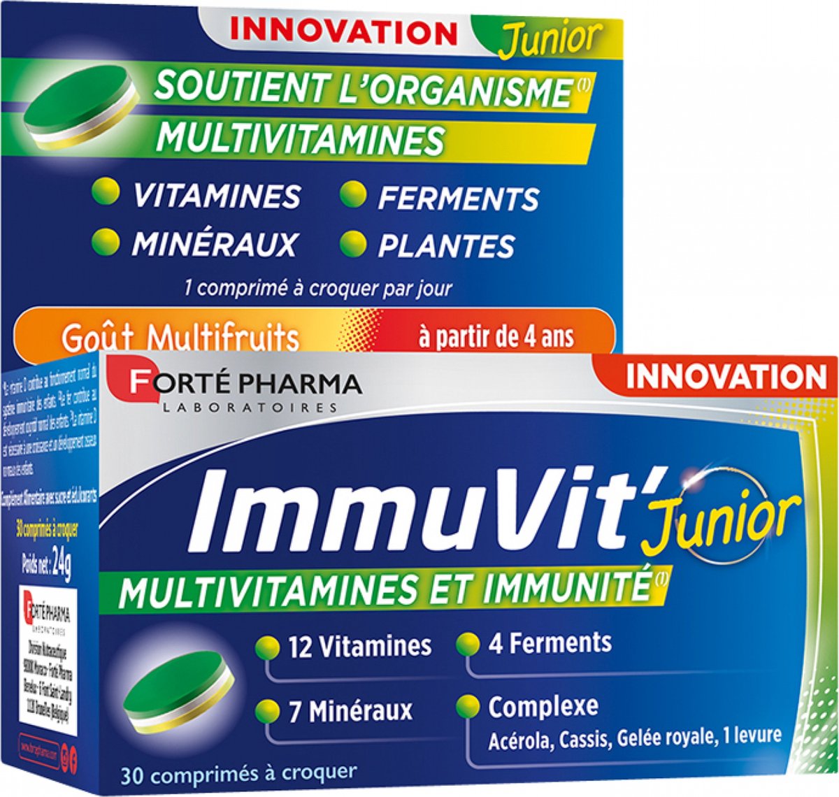 Goedkoopste Forté Pharma ImmuVit' Junior 30 Kauwtabletten