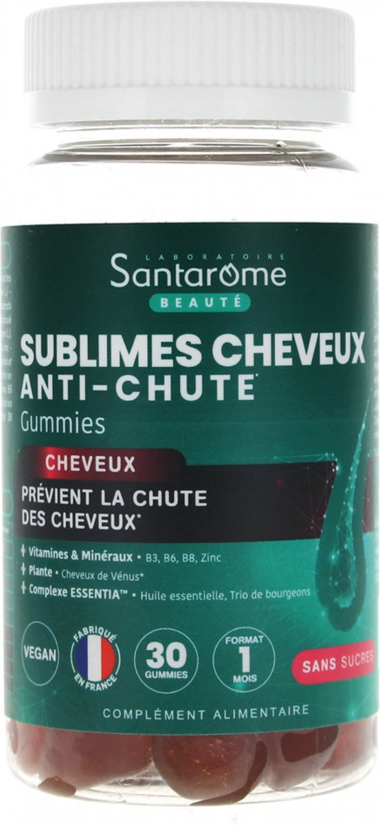 Goedkoopste Santarome Sublime Anti-haaruitval Perzik Smaak 30 Gummies