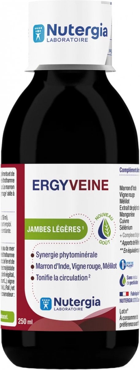 Goedkoopste Nutergia Ergyveine 250 ml