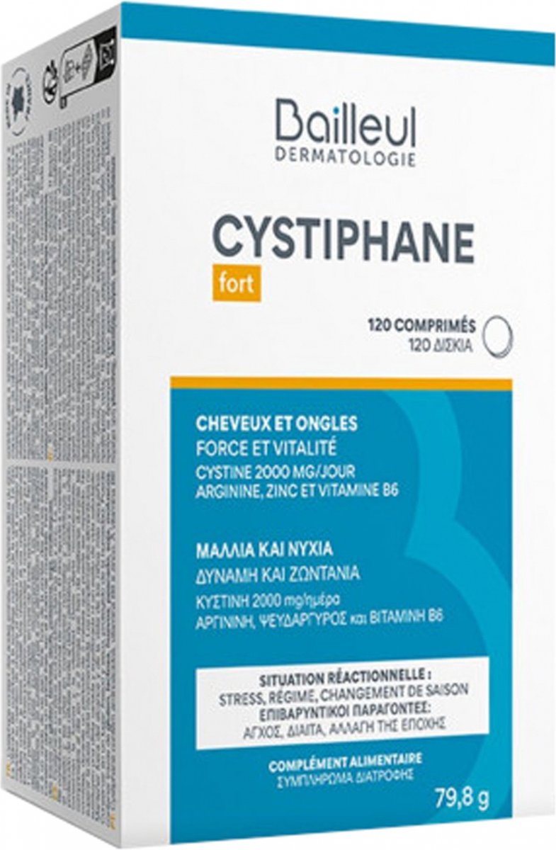 Goedkoopste CYSTIPHANE fort haar en nagels 120 tabletten