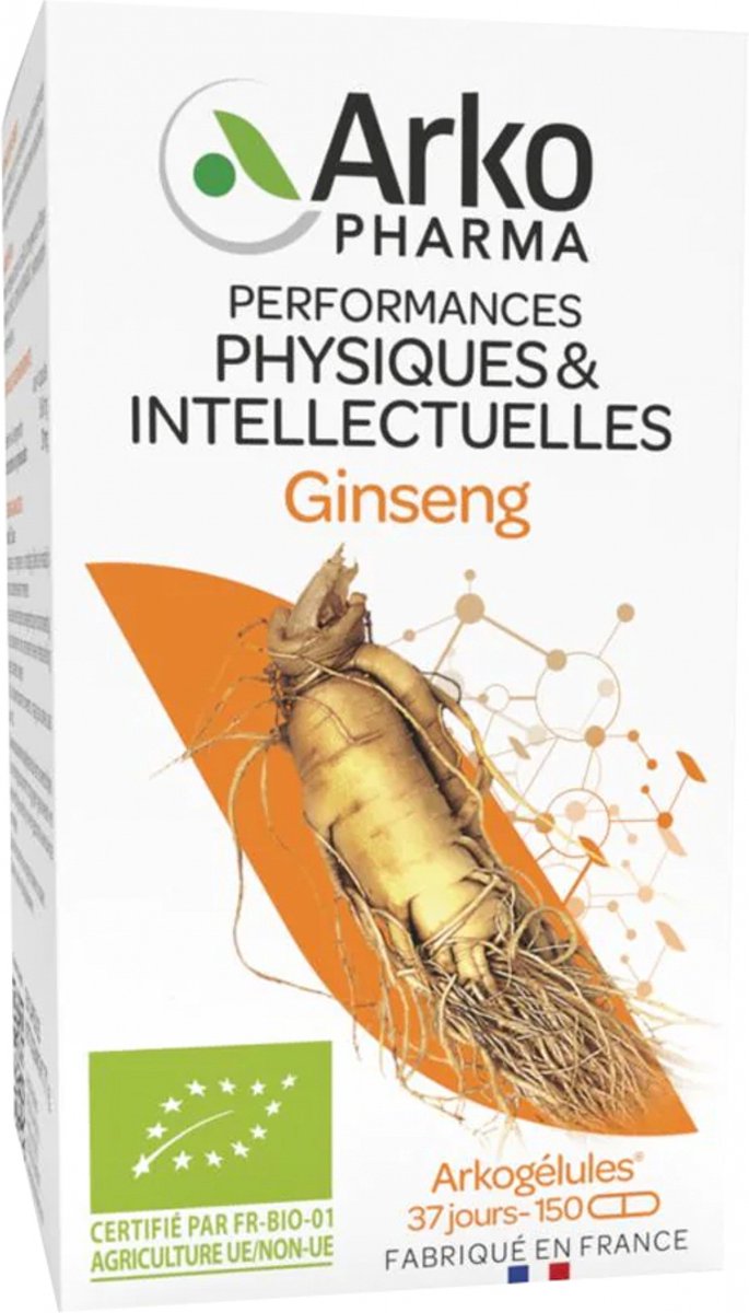 Goedkoopste Arkocaps Ginseng Bio Caps 150 - Biologisch Energieboost voor Vitaliteit en Weerstand