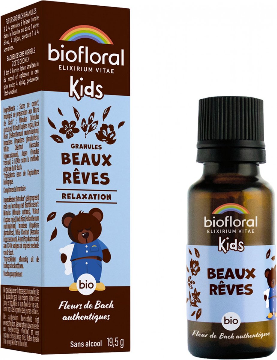 Goedkoopste Biofloral Kids Granules Beaux Rêves Relaxation Bio 19,5 g