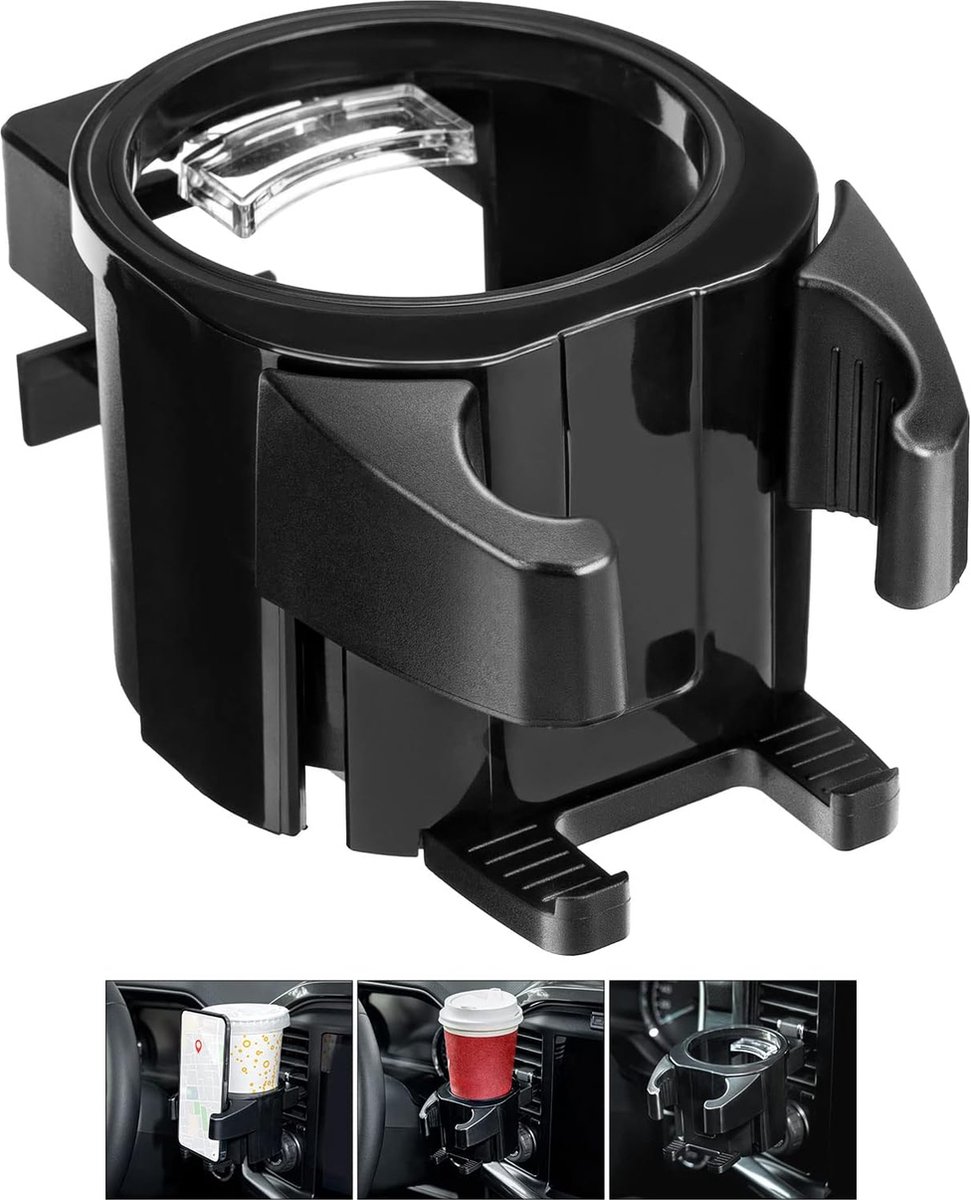 2.1 Bekerhouder auto & telefoonhouder - Fleshouder - Blikjeshouder - Drankhouder - Frisdrank houder