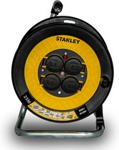 Enrouleur de câble Stanley - 25m - IP44 - 3G 1,5 mm²