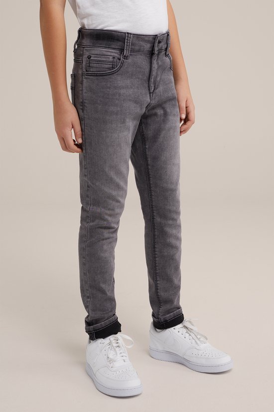 WE Fashion Jongens slim fit jeans met stretch