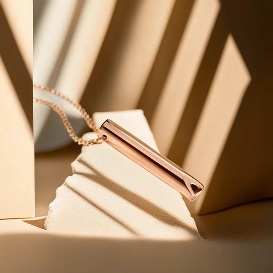 Hyperventilatie Hulpmiddel - Ademketting - Stoppen met roken - Ademtrainer - Ademhalingstrainer - Anti Hyperventilatie ketting - Rustig ademen - Ademketting - Tegen Stress en Paniek