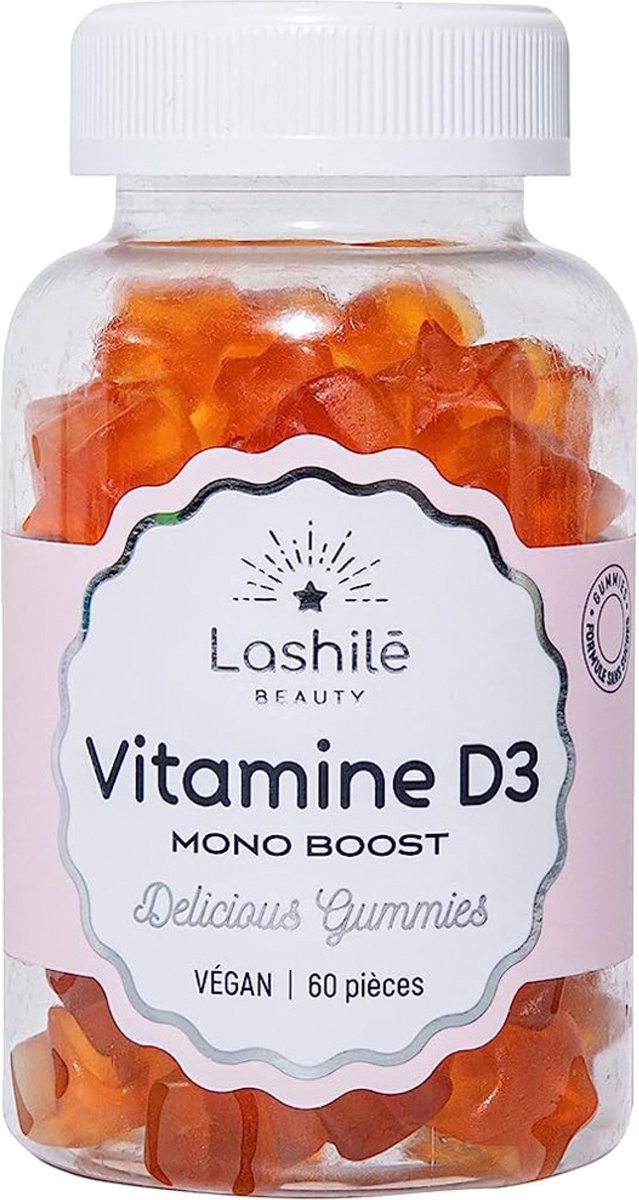 Lashilé Beauty Vitamine D3 60 Gummies