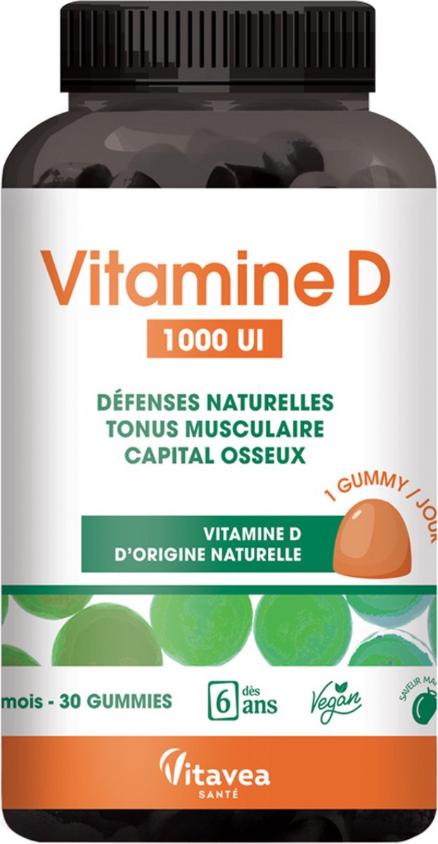 Vitavea Vitamine D 1000 IE 30 Gummies