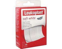 Leukoplast Pleister Zacht Wit 10 - 10 stuks