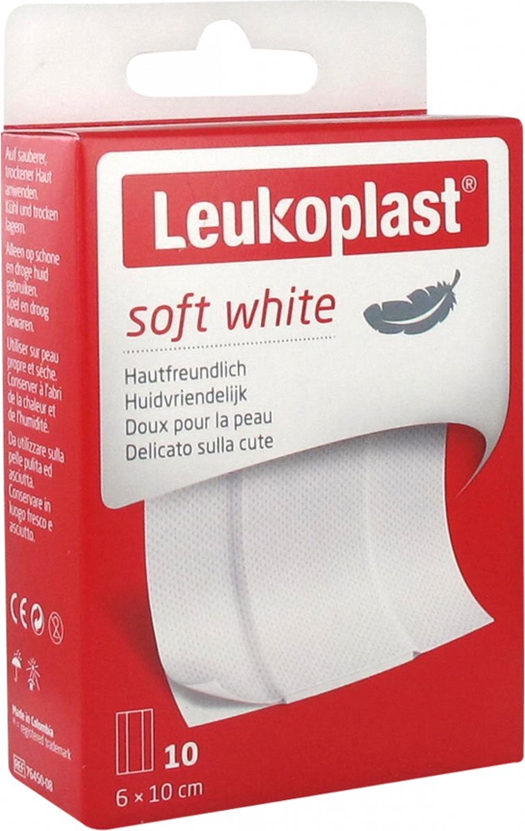 Goedkoopste Leukoplast Pleister Zacht Wit 10 stuks