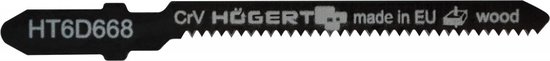 TXErfolg 50 stuks decoupeerzaagbladen, 127 mm, fijne snede, figuurzaagbladen met pen, 10/15/18/20/24 tanden, geschikt voor decoupeerzagen voor elektrisch gereedschap, accessoires, houtbewerking