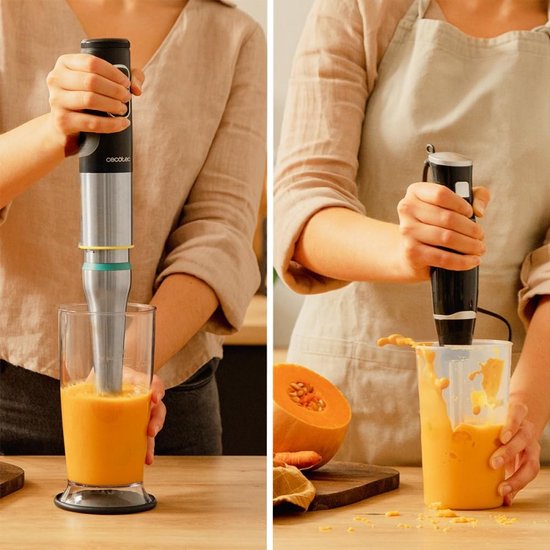 Cecotec 03965 blender Staafmixer 1200 W Zwart, Roestvrijstaal van Cecotec — afbeelding 4