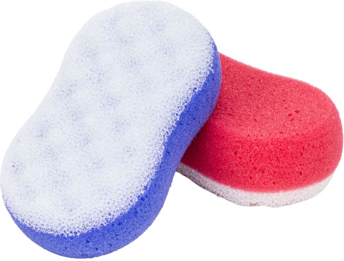 D&L Badspons Butterfly - 1 Pak Van 2 Badsponsen - Verschillende Kleuren