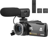 Vlog Camera Voor Beginners - Handycam Met Nachtzicht - Camcorder 18x Digitale Zoom - 4K
