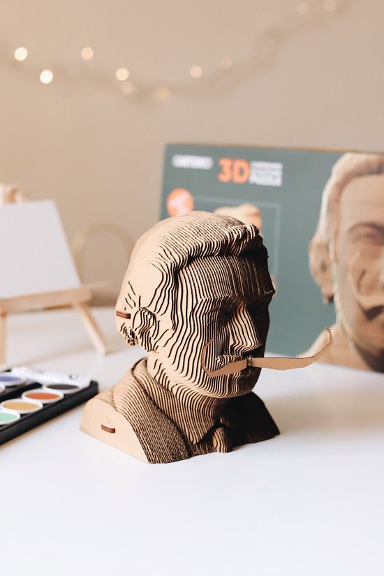 CARTONIC - Salvador Dali- Puzzle 3D - Jouets- Puzzle - DIY- Créatif - Carton- Enfants et adultes - Puzzle 3D