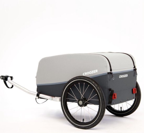 Croozer Remorque Cargo Kalle, Argenté | Bikeinn
