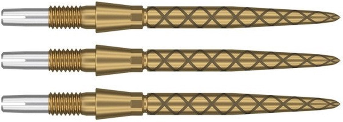 Target Darts Swiss Point Storm Diamond Dart Points (3 Pack Set van Tips) 35mm Goud SP - Dart Point veranderen, Professionele Darts Accessoires