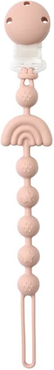 KimDo - Silicone Speenkoord - Roze - Speenketting - Speenketting - Baby - Speen - Jongen en Meisje - Kraamcadeau